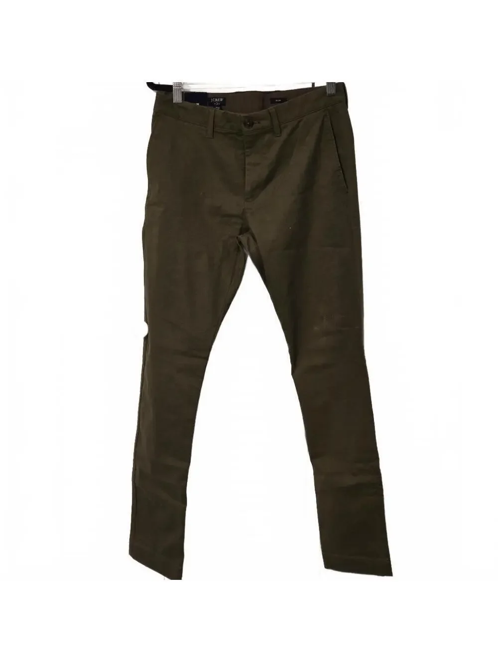 J. Crew Slim Flex TruTemp365 Pants 29x30 Olive Green Mens NWT